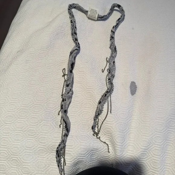 Chan Luu gray scarf necklace - Picture 1 of 3